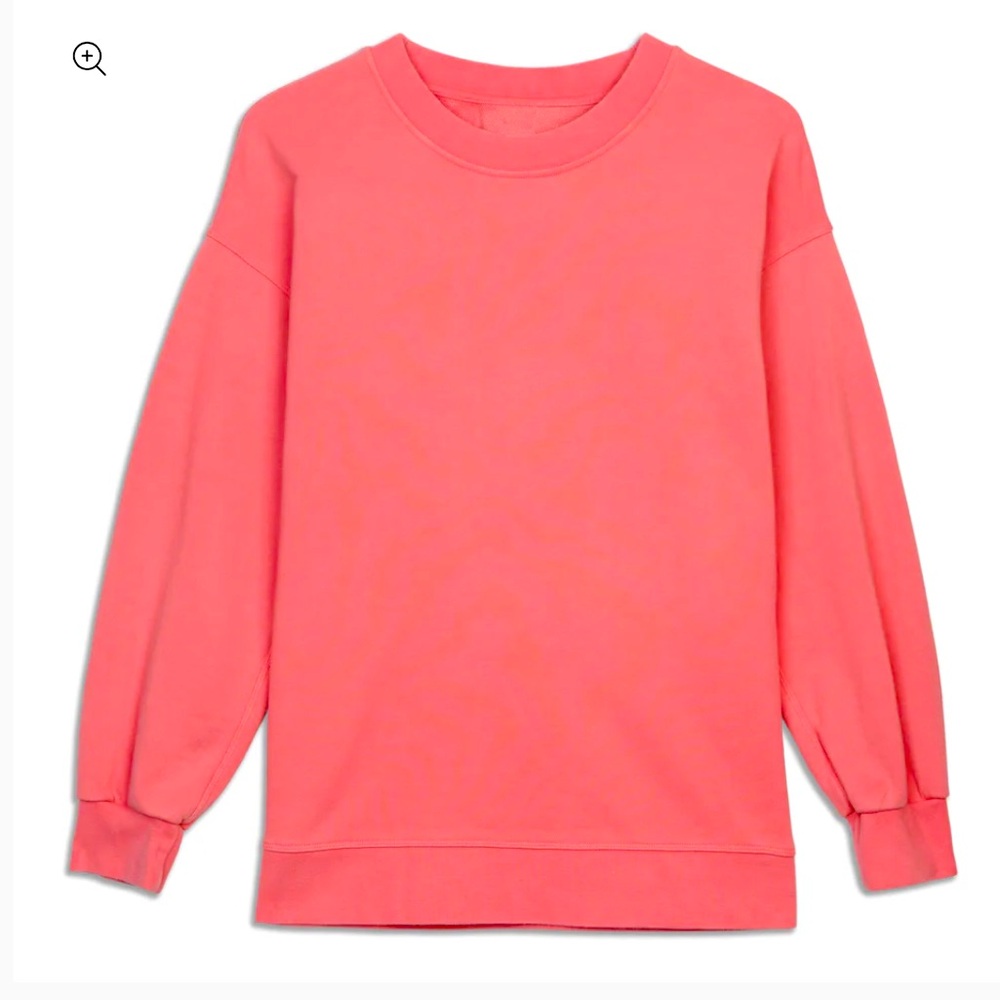 NWOT Lululemon Perfectly Oversized Crew - Coral